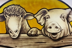 The-Butchers-Arms-Pub-Window-Sheep-Pig